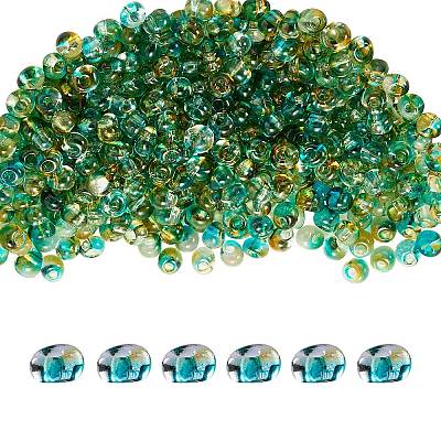 45G Transparent Baking Paint Glass Seed Beads SEED-SZ0001-028C-1