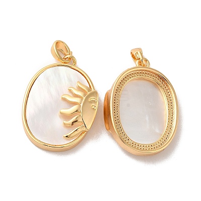 Brass Pendants KK-I703-14G-1
