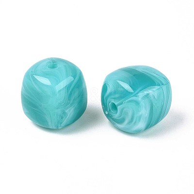 Opaque Acrylic Beads OACR-ZX006-33L-1