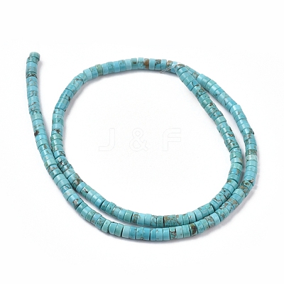 Natural Howlite Beads Strands G-F631-A30-1