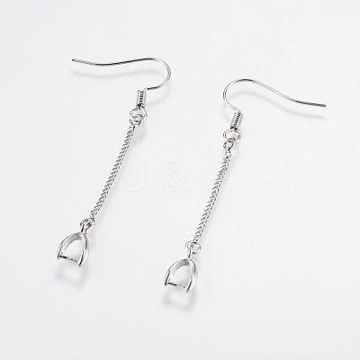 Brass Earring Hooks KK-I618-26P-RS-1
