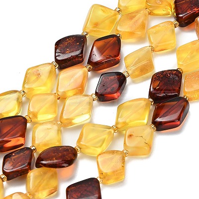 Natural Amber Beads Strands G-Z106-D01-1