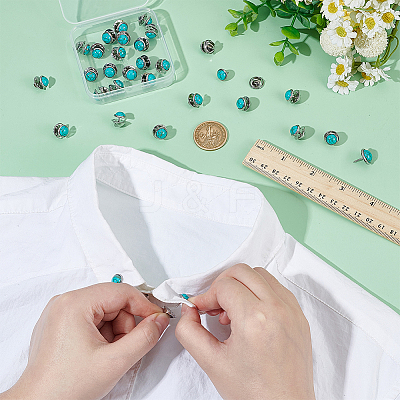 30Pcs Stainless Steel Brooches JEWB-PH01298-1