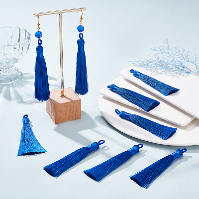 10Pcs Nylon Tassels Big Pendant Decorations FIND-SC0003-38C-1