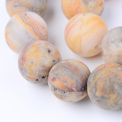Natural Crazy Lace Agate Beads Strands X-G-Q462-8mm-12-1