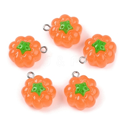 Opaque Resin Pendants RESI-N039-124-1
