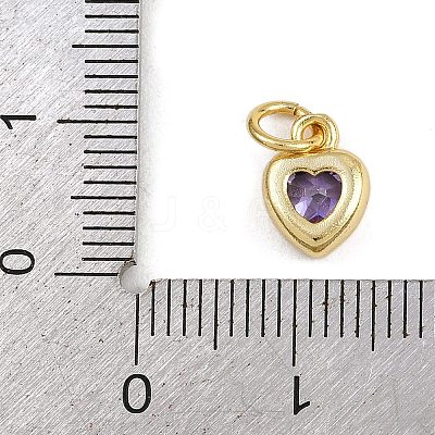 Brass with Cubic Zirconia Pendants KK-A269-67G-1