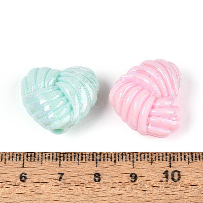 Opaque Acrylic Beads OACR-N150-01-1