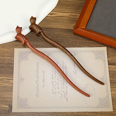 Wooden Antique Hair Forks PW-WG11FA1-01-1