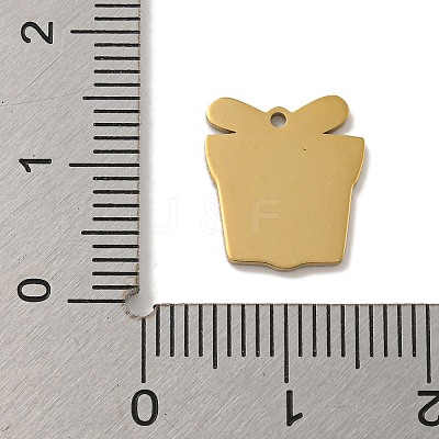 Christmas Theme 304 Stainless Steel Enamel Charms STAS-Z093-02C-1