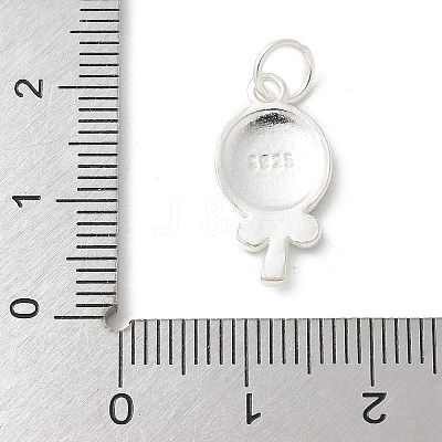 S925 Sterling Silver Pendant LS-STER-H115-05D-S01-1