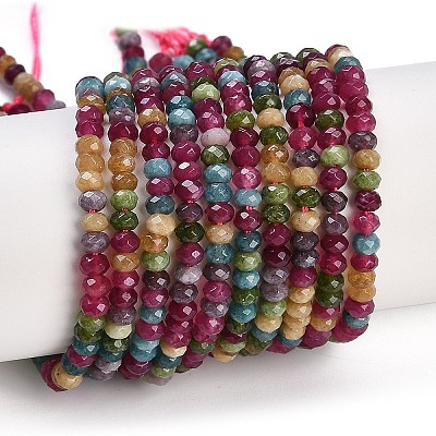 Natural White Jade Beads Strands G-Z069-01D-1