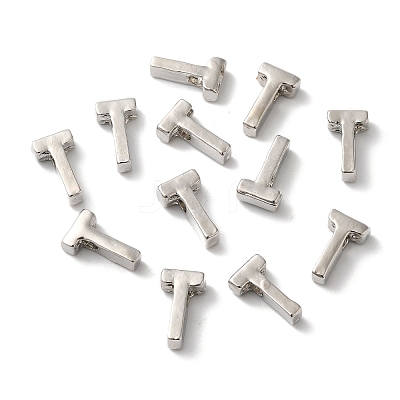 Platinum Plated Alloy Beads PALLOY-CJC0001-64P-T-1