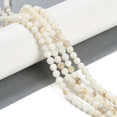 Natural Cultured Freshwater Shell Beads Strands BSHE-H109-03C-1