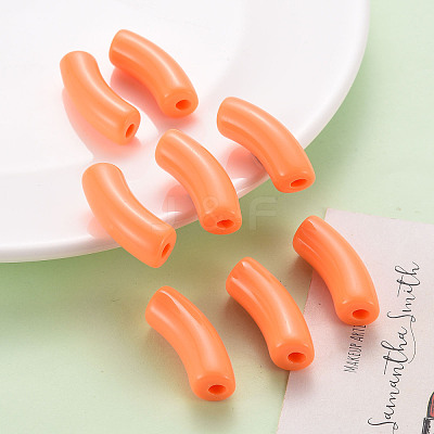 Opaque Acrylic Beads X-MACR-S372-001B-S025-1