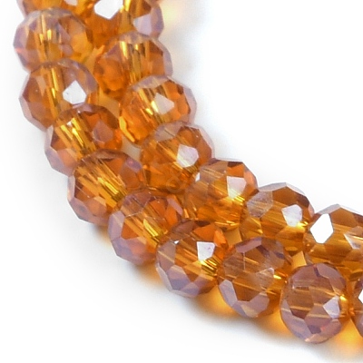 Electroplate Glass Beads Strands LS-EGLA-A034-T2mm-A19-1