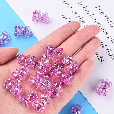 Transparent Acrylic Pendants MACR-S373-113-C03-1