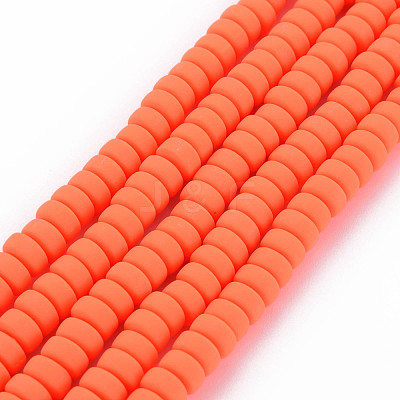 Handmade Polymer Clay Beads Strands CLAY-N008-210-1