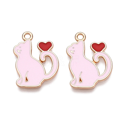 Alloy Enamel Pendants ENAM-T020-59C-1