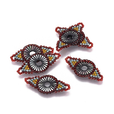 MIYUKI & TOHO Handmade Japanese Seed Beads Links SEED-E004-G10-1
