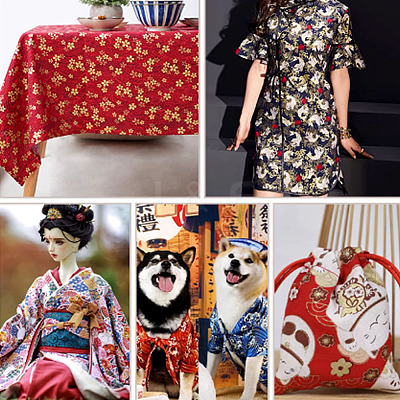 Cotton Fabric DIY-WH0671-216C-01-1