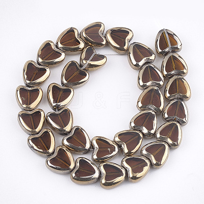 Electroplate Glass Beads Strands EGLA-S188-09D-1