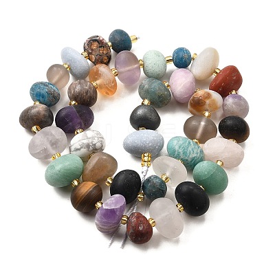 Natural Mixed Gemstone Beads Strands G-H312-A01-A-1