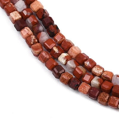 Natural Red Jasper Beads Strands G-RM2025-C27-A-1
