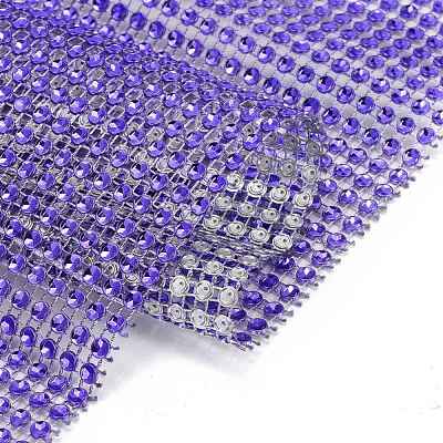 24 Rows Plastic Diamond Mesh Wrap Roll DIY-L049-05M-1