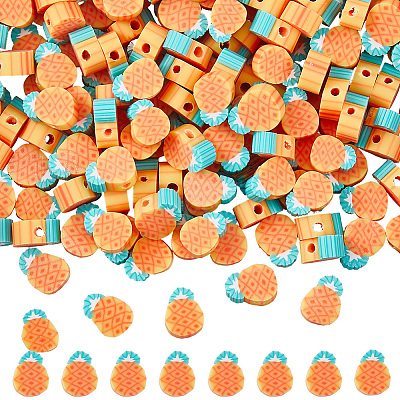 2 Sets Handmade Polymer Clay Beads CLAY-SC0002-40-1