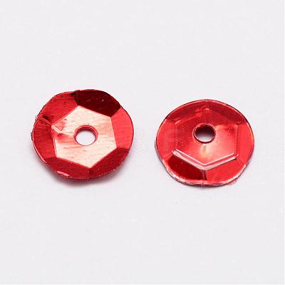 Plastic Paillette Beads PVC-A001-4mm-07-1