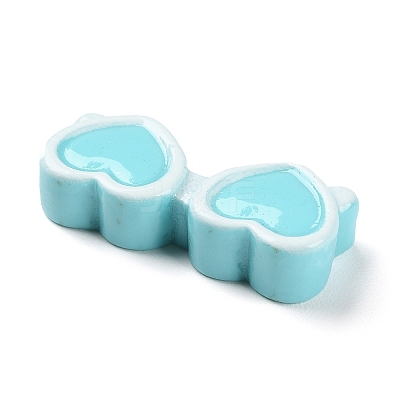 Opaque Resin Cabochons RESI-E046-02E-1
