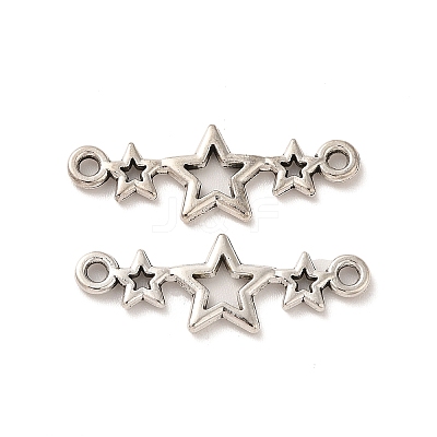 Tibetan Style Alloy Connector Charms TIBE-B001-41AS-1