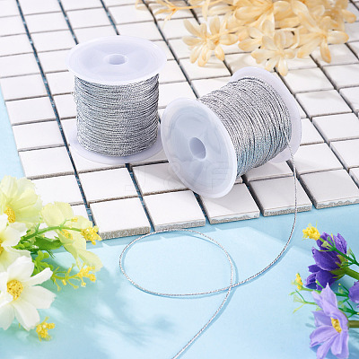 2 Rolls Round PET Metallic Thread MCOR-TADJ0001-01E-02-1