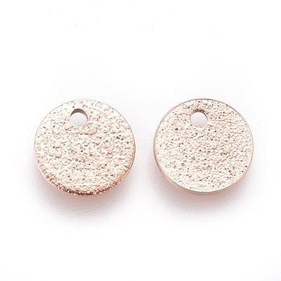 Ion Plating(IP) 304 Stainless Steel Charms STAS-E455-02RG-8mm-1