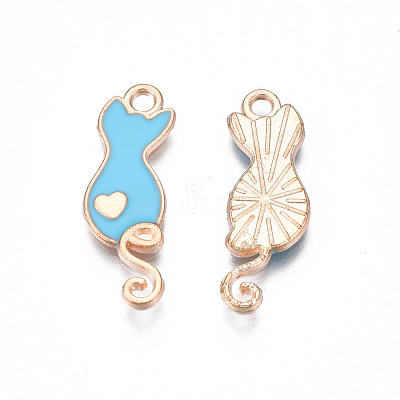 Alloy Enamel Pendants ENAM-S115-144C-1
