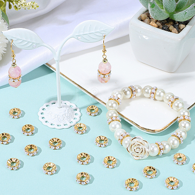 100pcs Alloy Spacer Beads FIND-SC0021-51G-1
