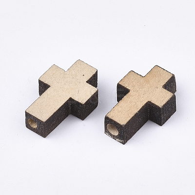 Natural Wooden Beads WOOD-S050-41-1