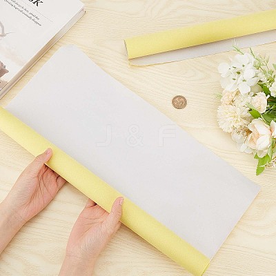Velvet Coated Book-binding Paper LS-DIY-WH0033-32D-1