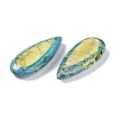 Dyed Synthetic Imperial Jasper Pendants G-P529-07E-1