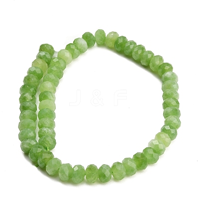 Faceted Dyed Natural White Jade Beads Strands GG-CBAE966-01B-H-1