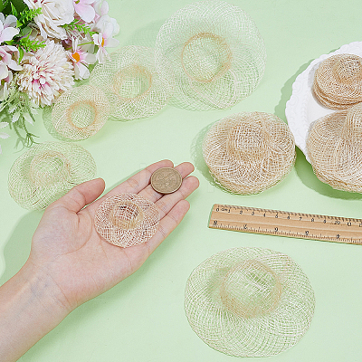 30Pcs 3 Styles Doll Straw Hat DIY-CY0002-34-1