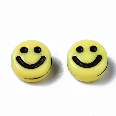 Opaque Craft Acrylic Beads X-MACR-S369-003B-02-01-1