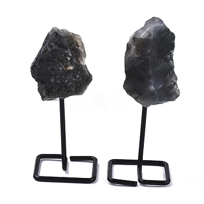 Natural Moss Agate Display Decorations G-N0236-040A-07-1