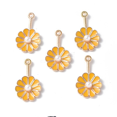 Alloy Enamel Pendants PALLOY-F288-02A-1