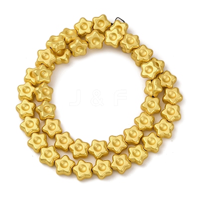 Electroplate Glass Beads Strands EGLA-H109-13-1