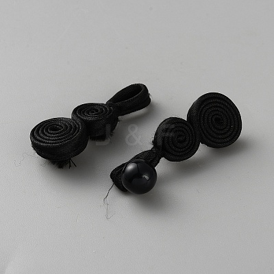 Handmade Chinese Frog Knot Buttons Sets AJEW-WH20070-018B-1