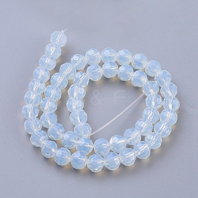 Opalite Beads Strands X-GSF8mmC081-1