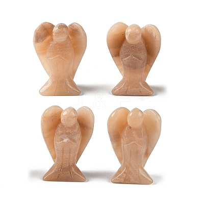 Natural Pink Aventurine Carved Angle Figurines GG-CBA9C2C-A06-1