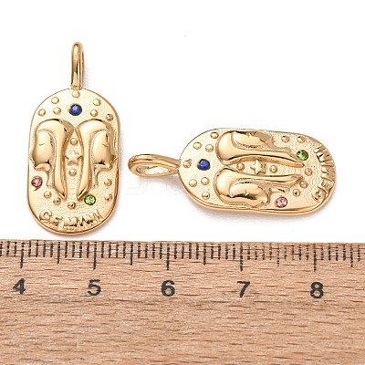 304 Stainless Steel Pendants STAS-C184-10G-03-1